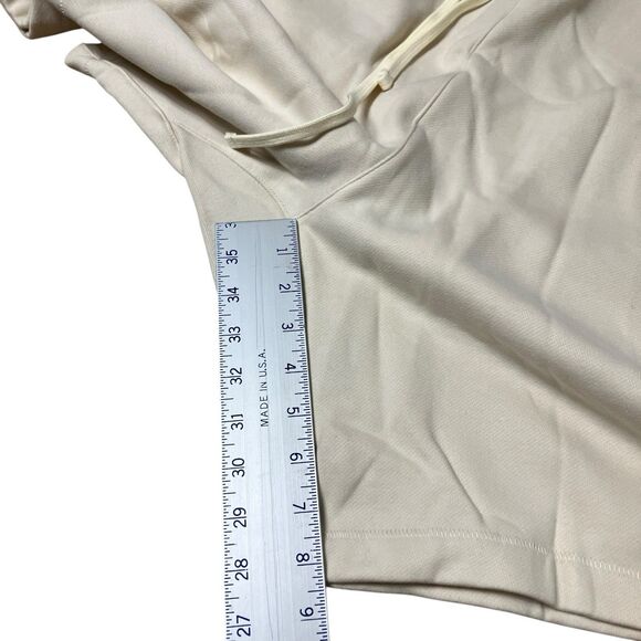 Fear Of God Essentials Sweatshorts Mens XL Cream Fleece Lounge Shorts Drawstring - Picture 10 of 16